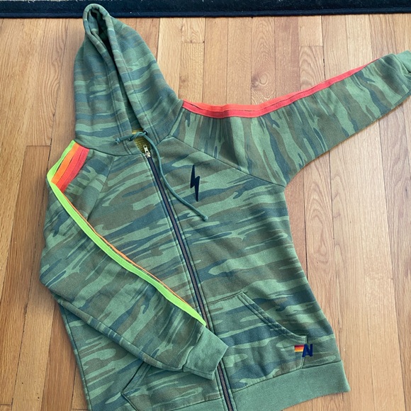 Aviator Nation Other - Aviator Nation CAMO Zip Up hoodie used condition size large